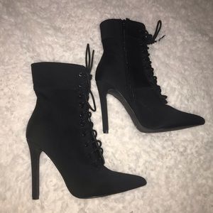 Black Lace Up boots